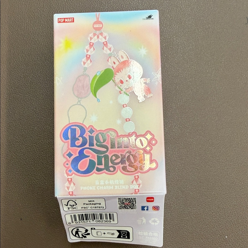 Pop Mart Labubu Big Into Energy Phone Charm - LOYALTY - NEW